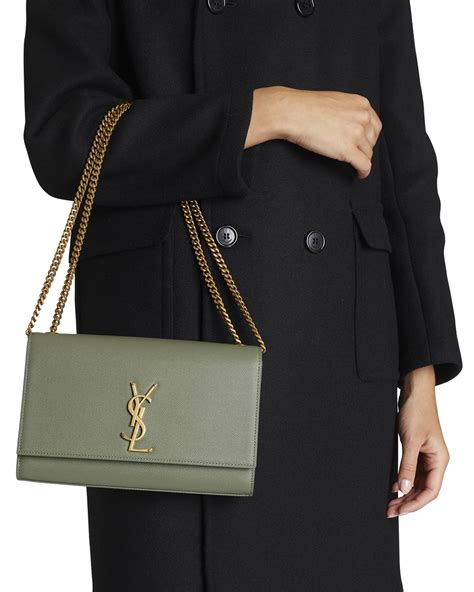 ysl kate monogram medium black|kate medium YSL crossbody bag.